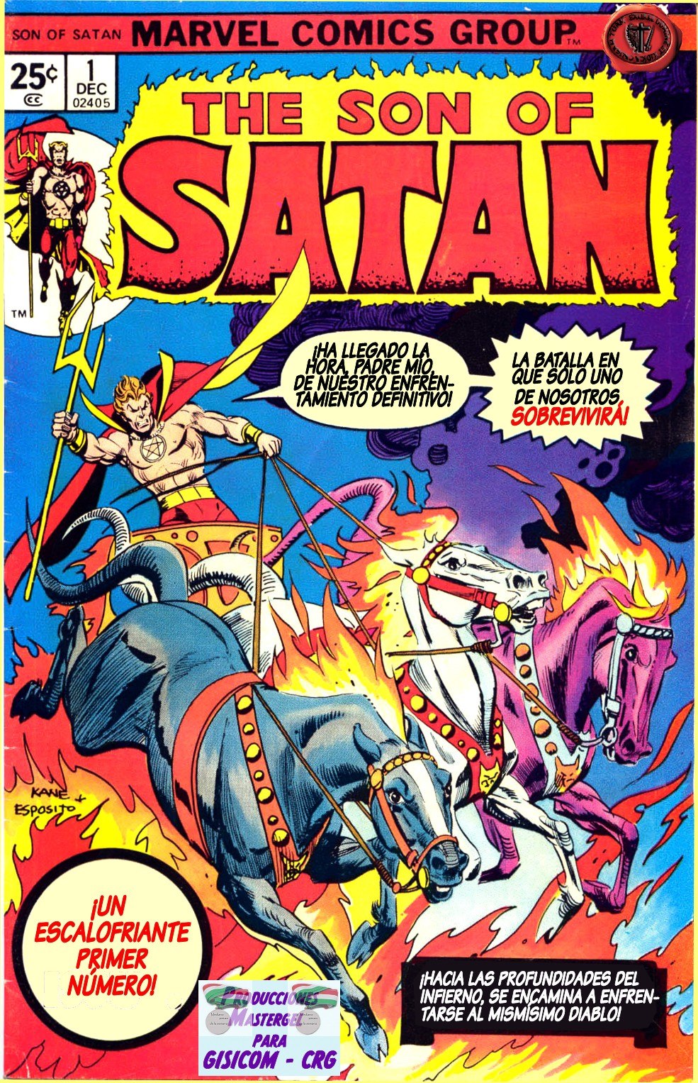 Portada ampliada de THE SON OF SATAN