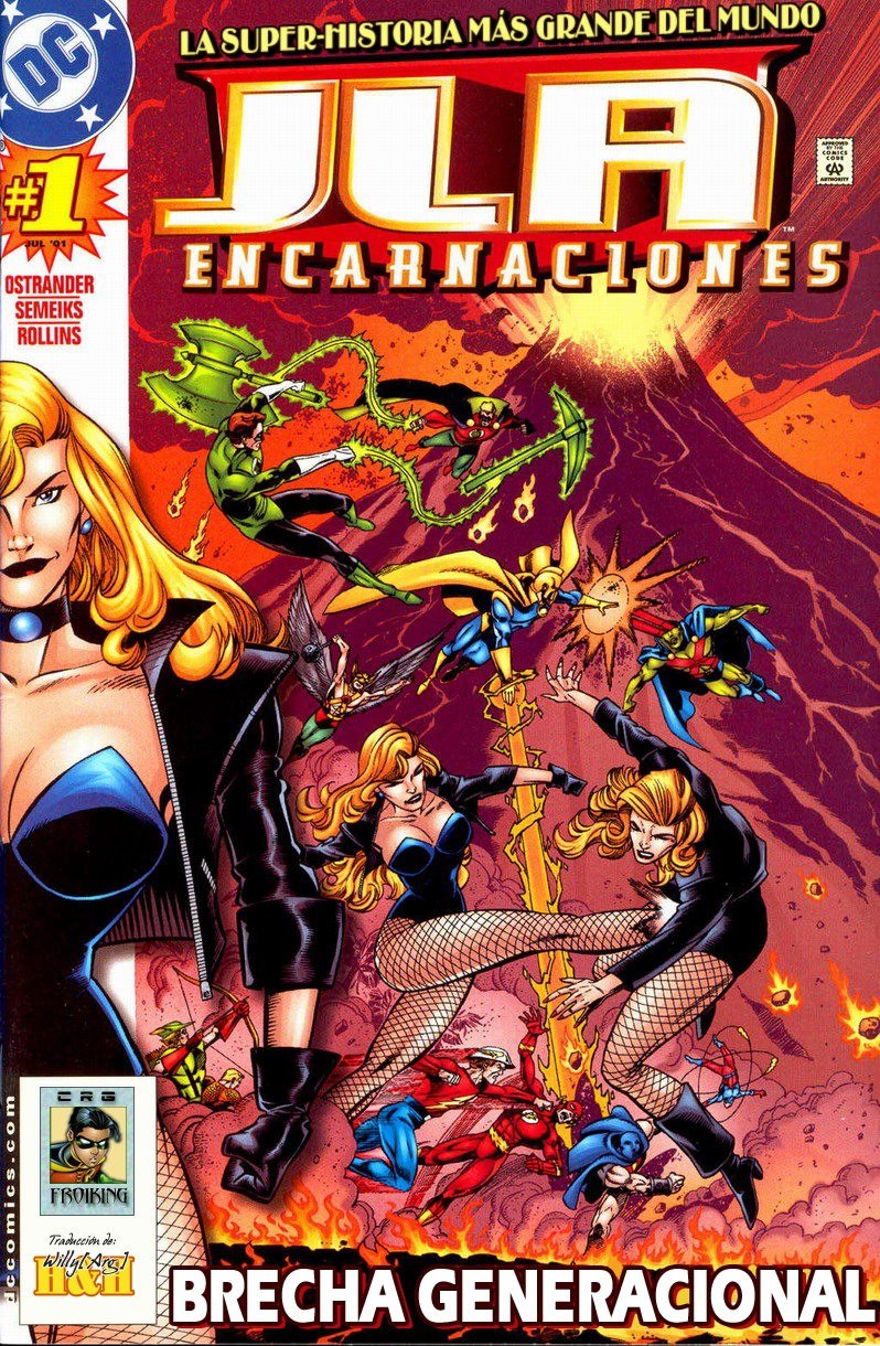 Portada ampliada de JLA ENCARNACIONES