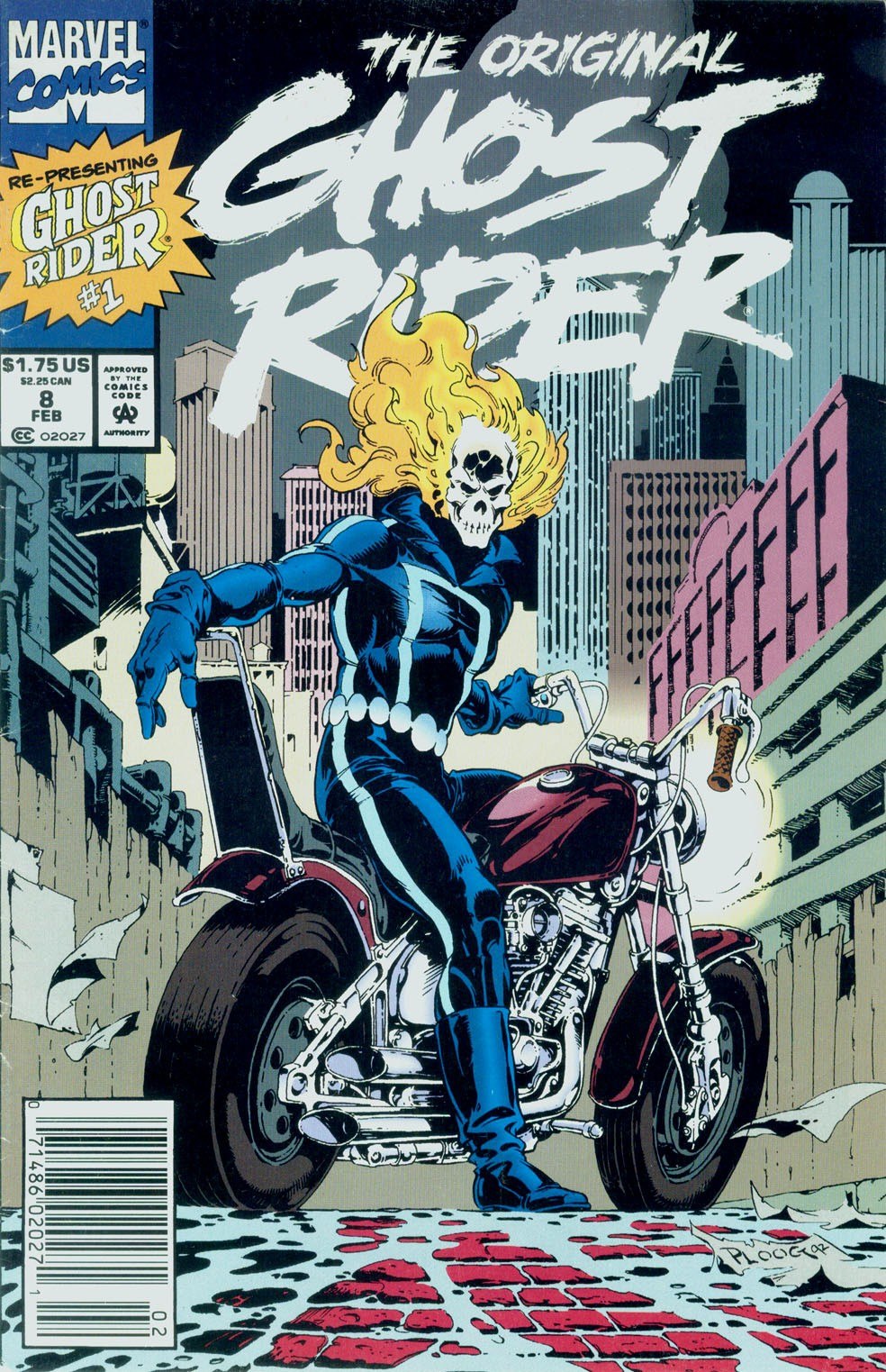Portada ampliada de THE ORIGINAL GHOST RIDER
