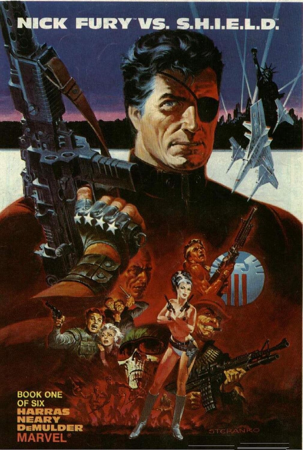 Portada ampliada de NICK FURY VS. S.H.I.E.L.D.