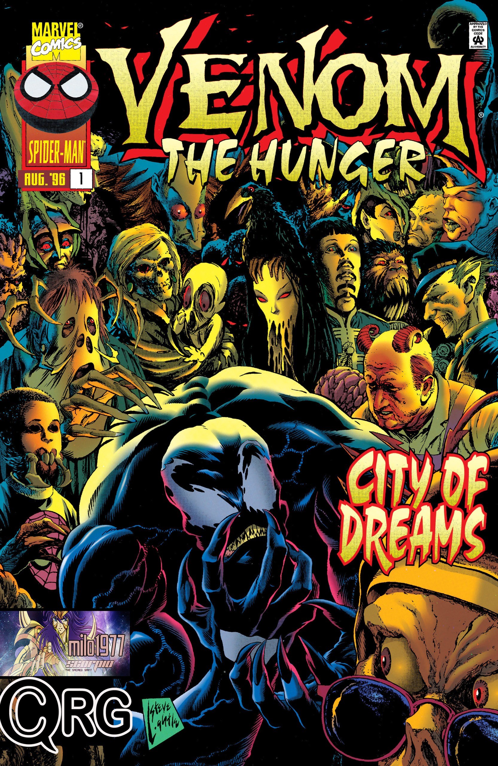 Portada ampliada de VENOM THE HUNGER