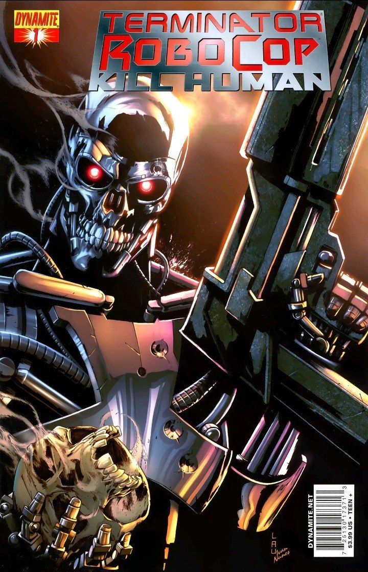 Portada ampliada de TERMINATOR ROBOCOP KILL HUMAN