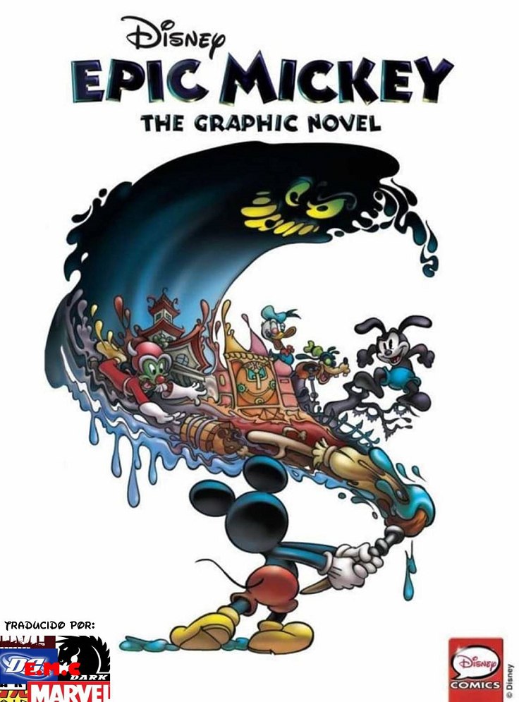 Portada ampliada de EPIC MICKEY THE GRAPHIC NOVEL