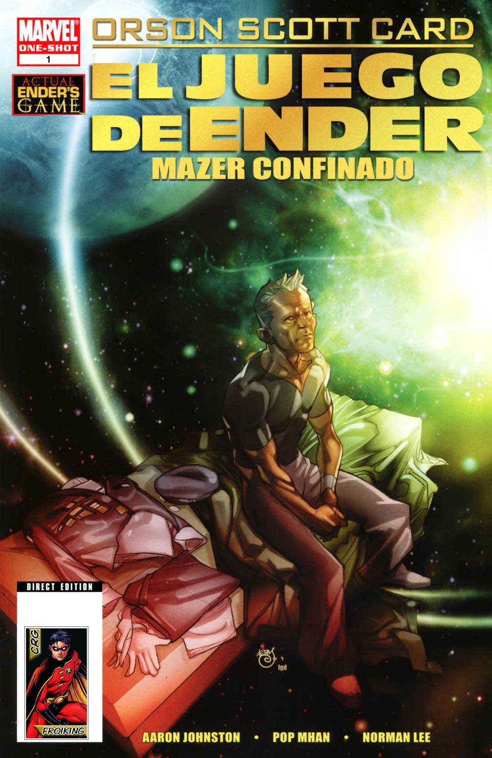 Portada ampliada de El Juego de Ender
