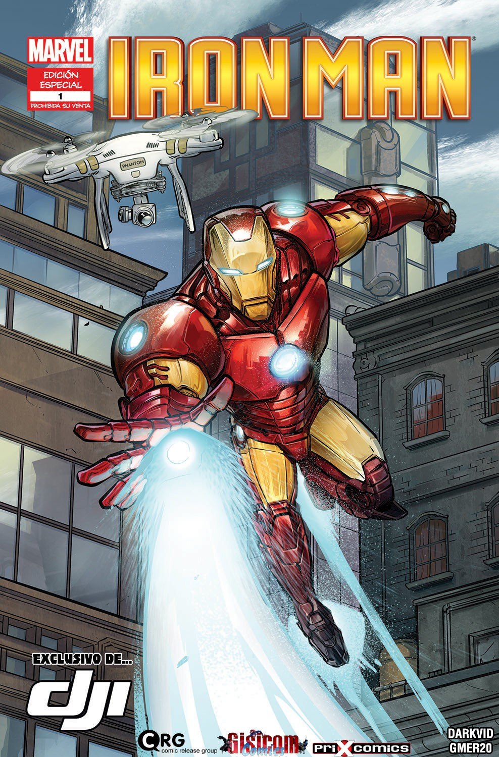 Portada ampliada de IRON MAN