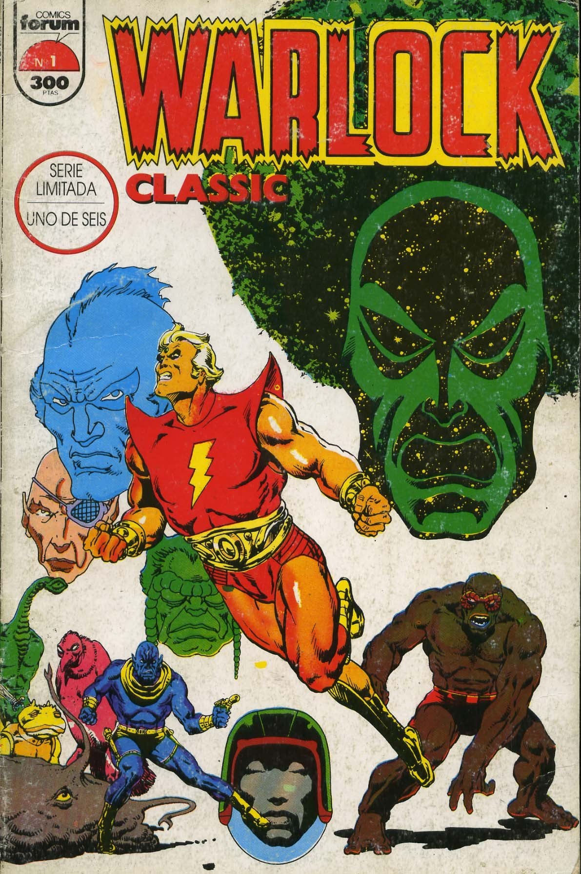 Portada ampliada de Warlock Classic