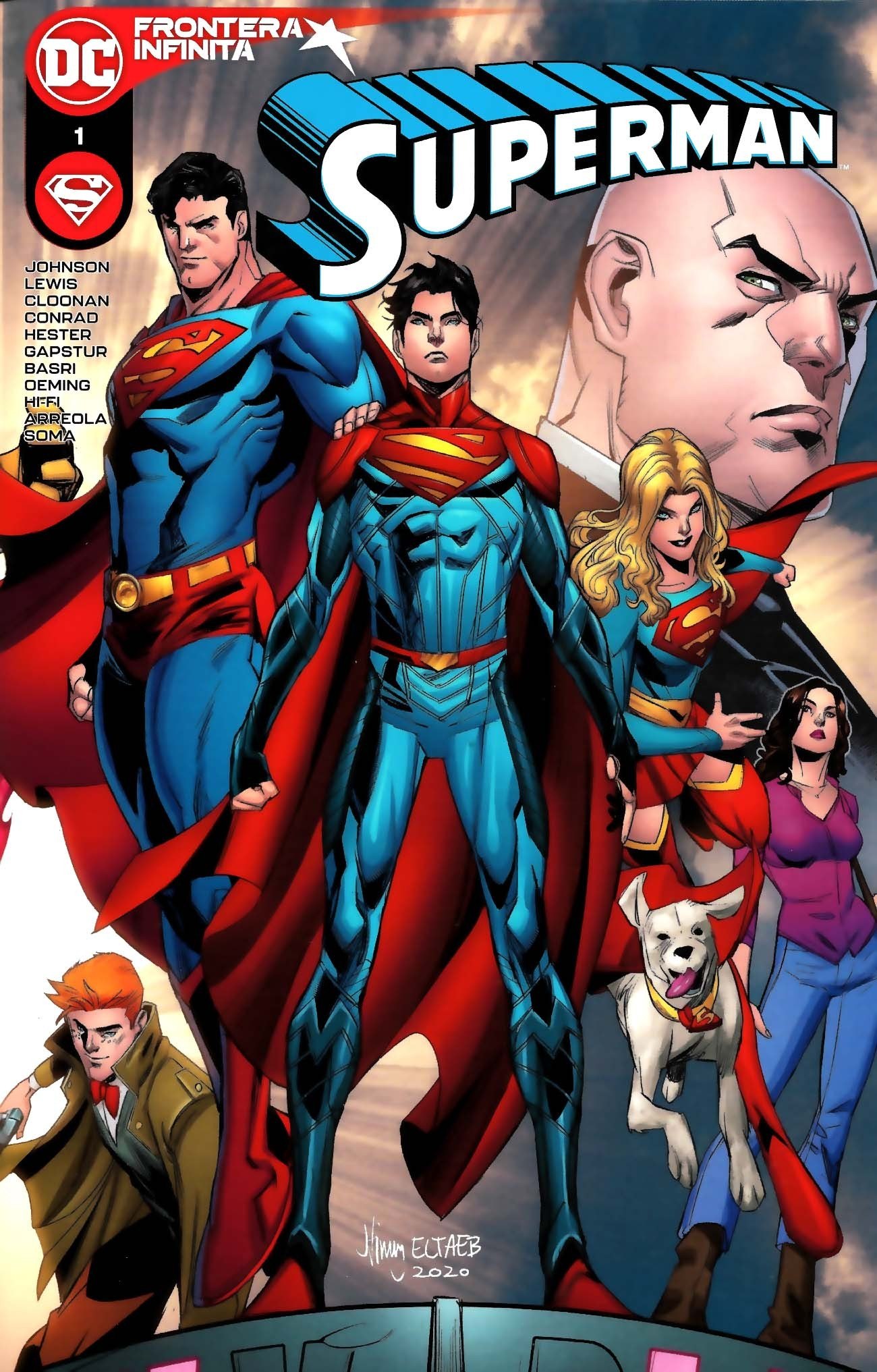Portada ampliada de SUPERMAN