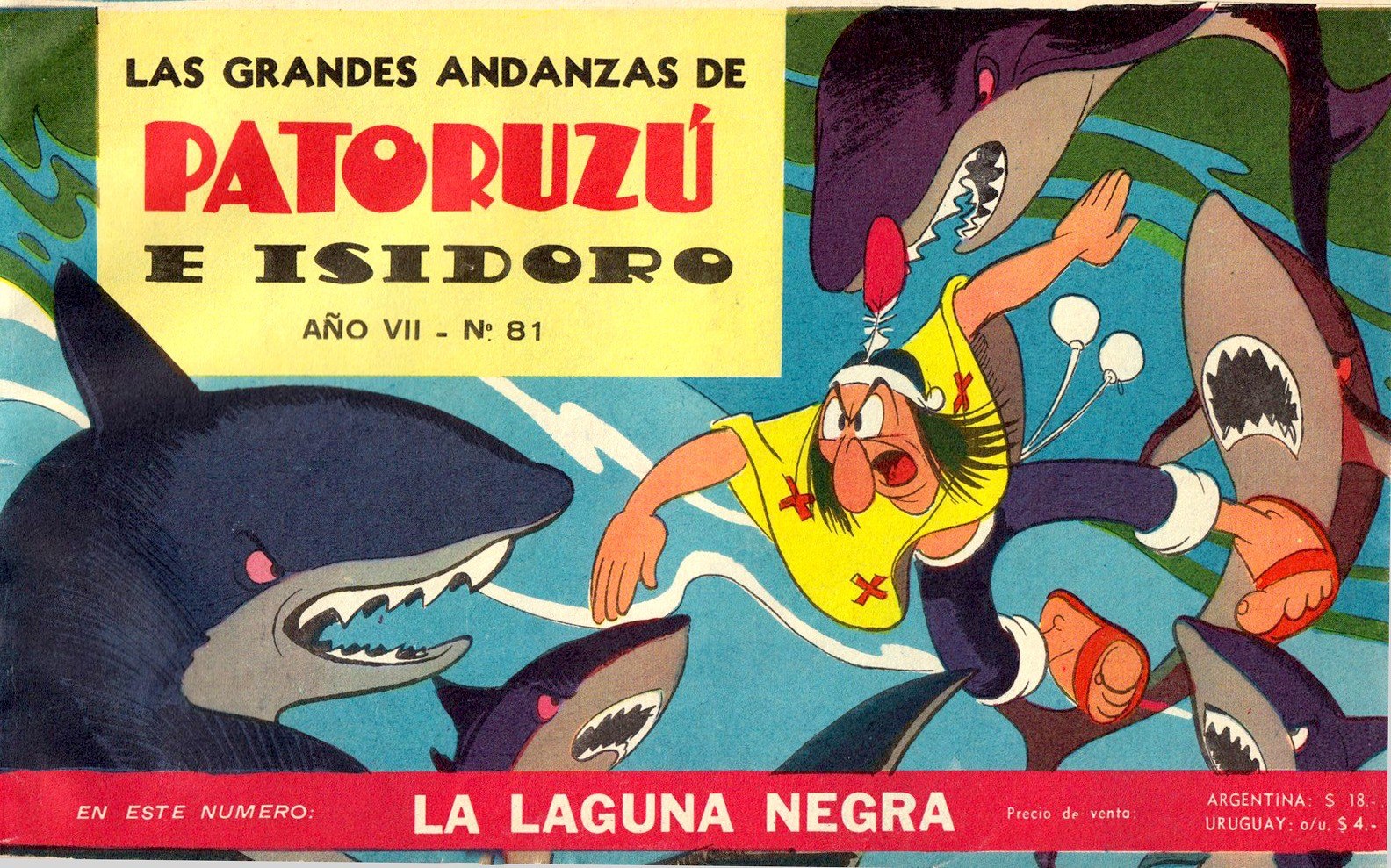 Portada ampliada de LAS GRANDES ANDANZAS DE PATORUZÚ E ISIDORO