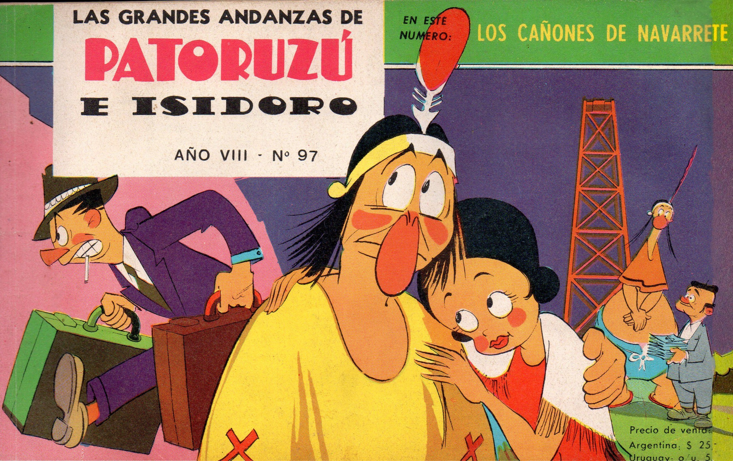 Portada ampliada de LAS GRANDES ANDANZAS DE PATORUZÚ E ISIDORO
