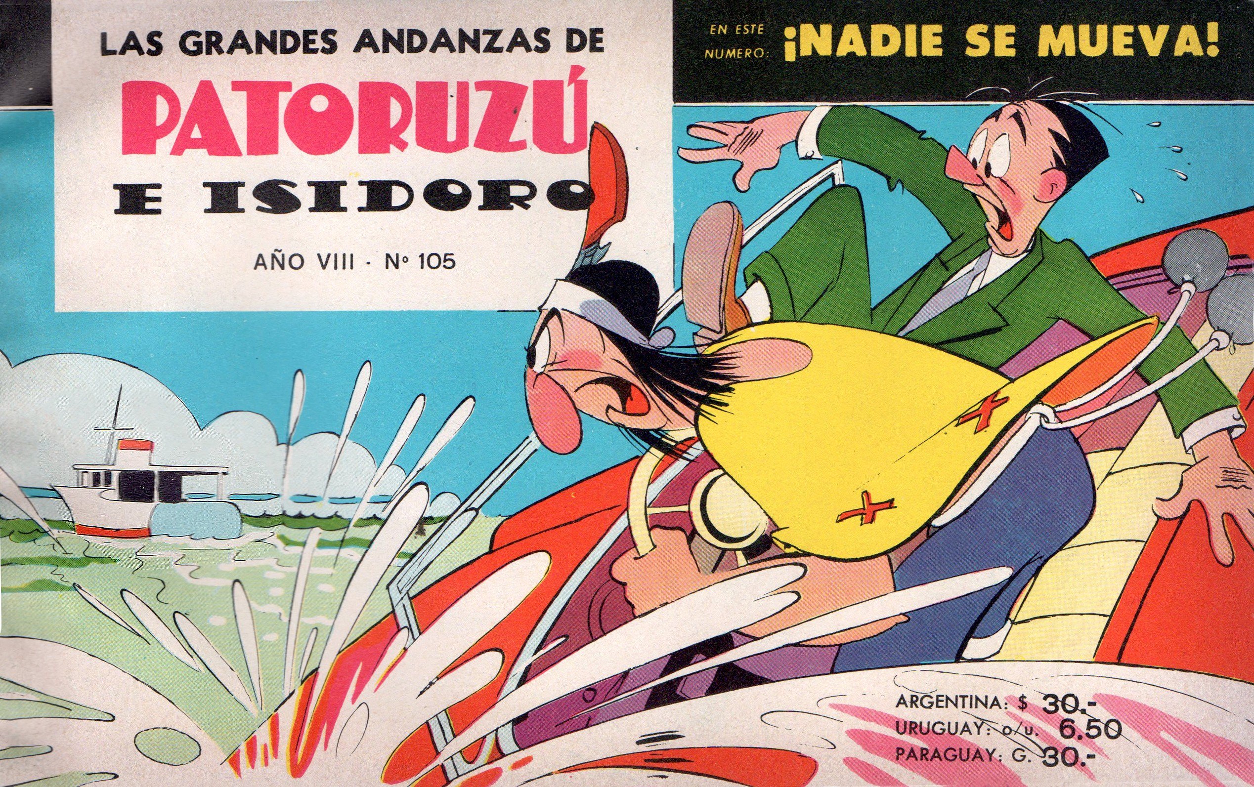 Portada ampliada de LAS GRANDES ANDANZAS DE PATORUZÚ E ISIDORO