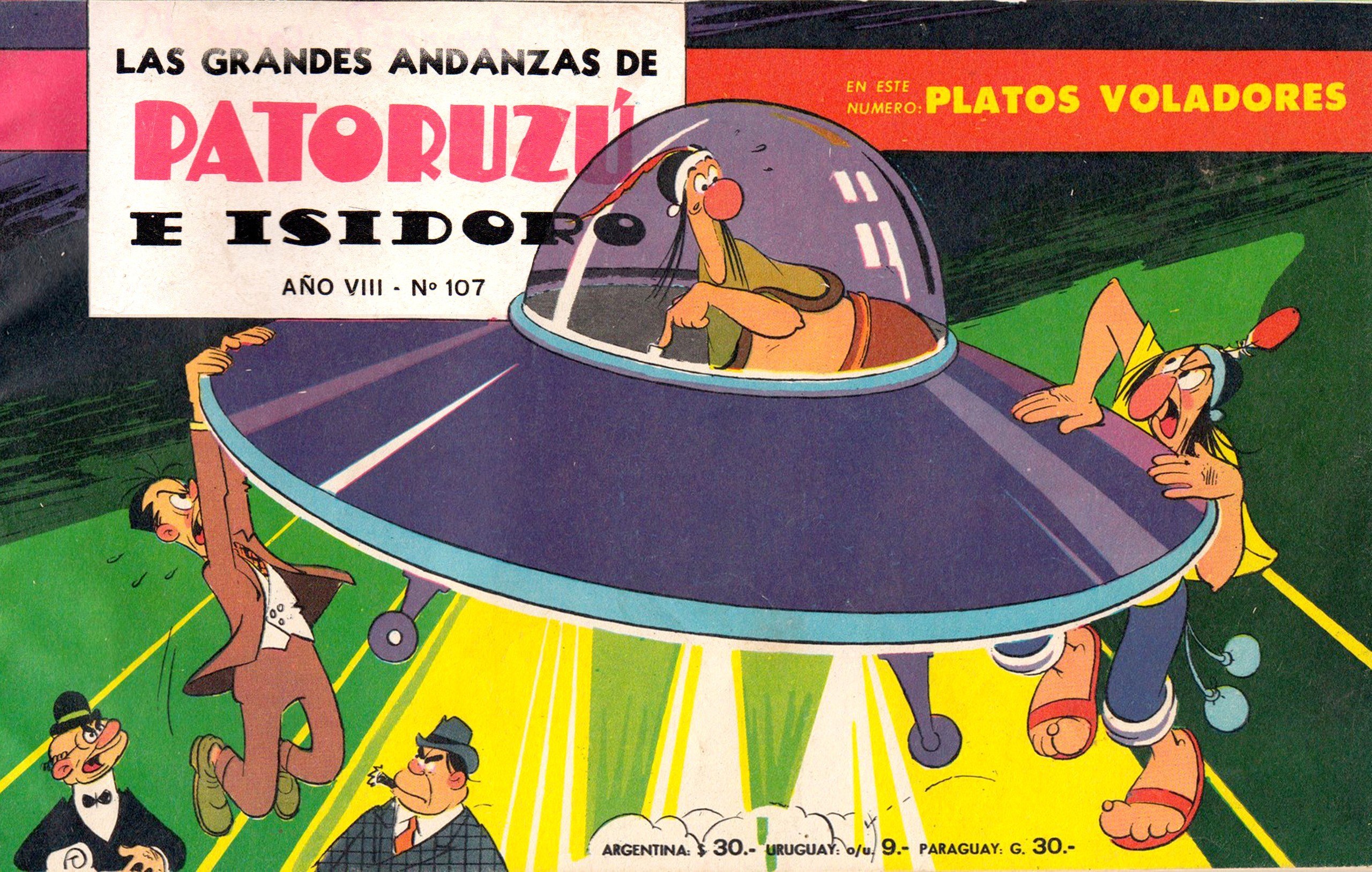 Portada ampliada de LAS GRANDES ANDANZAS DE PATORUZU E ISIDORO