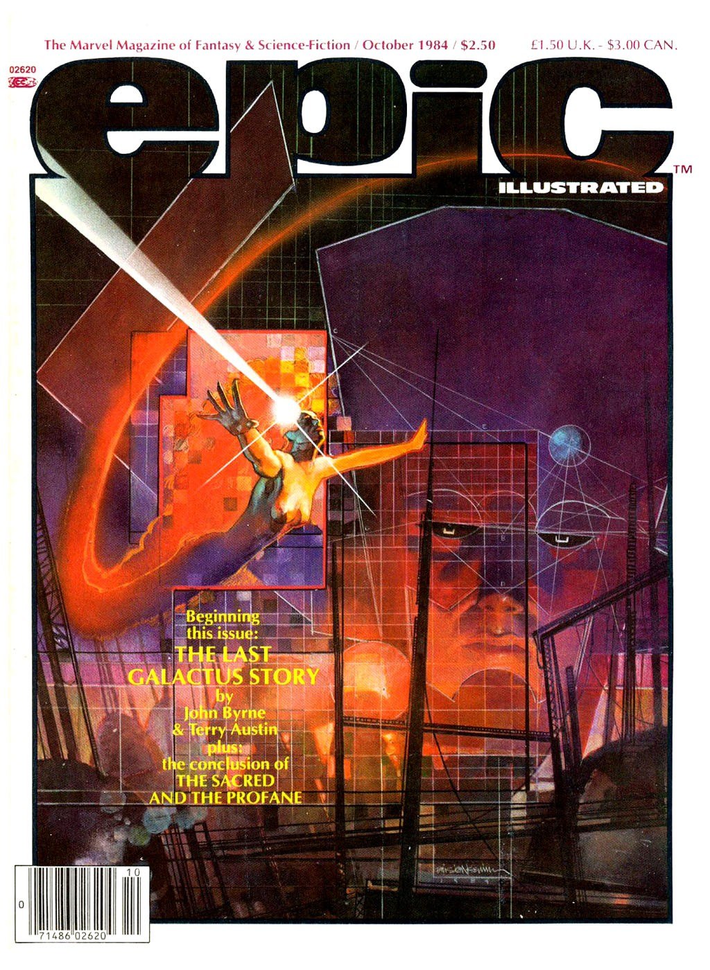 Portada ampliada de The Last Galactus Story (completo) Traduccion by Agamotto y John Byrne CRG