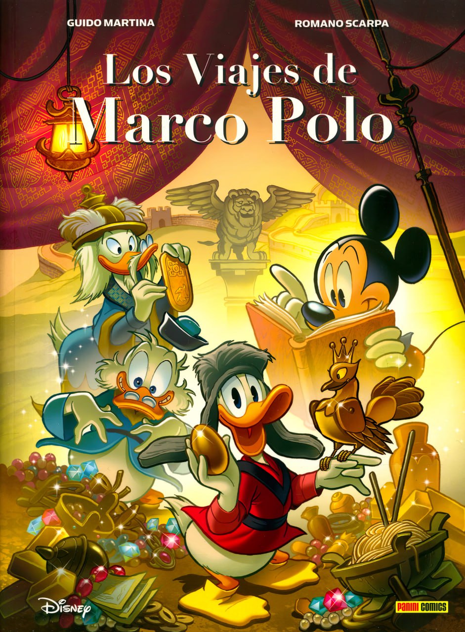 Portada ampliada de Los Viajes de Marco Polo