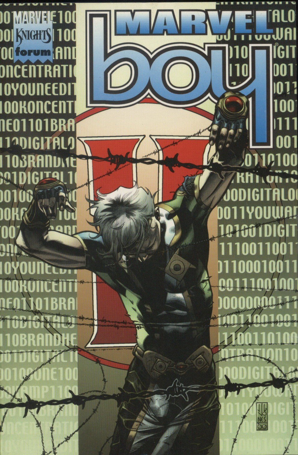 Portada ampliada de Marvel Boy