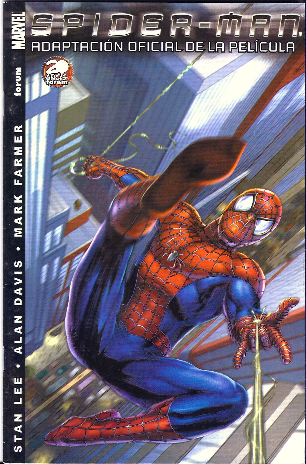 Portada ampliada de SPIDER-MAN