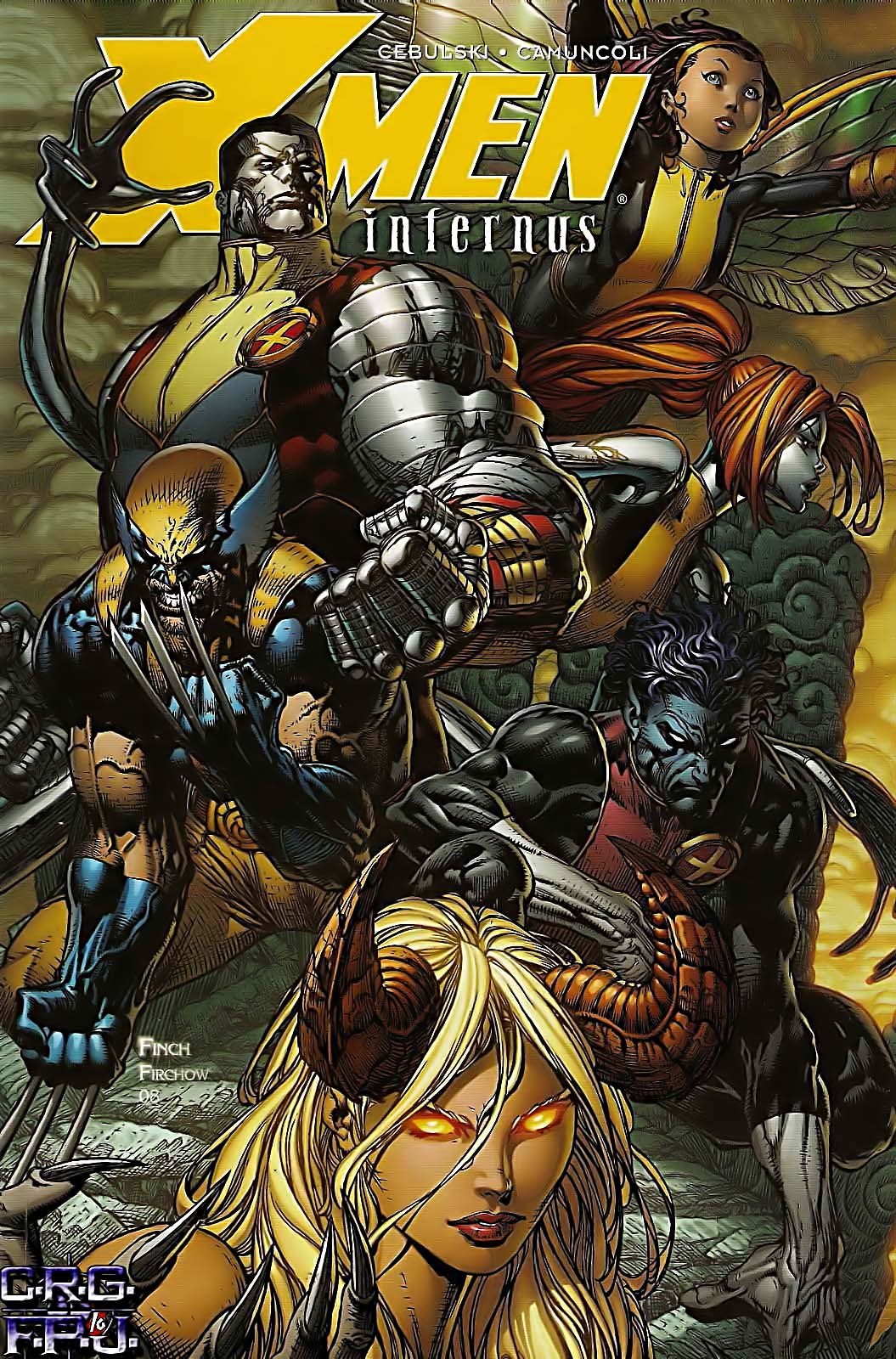 Portada ampliada de X-Men: Infernus