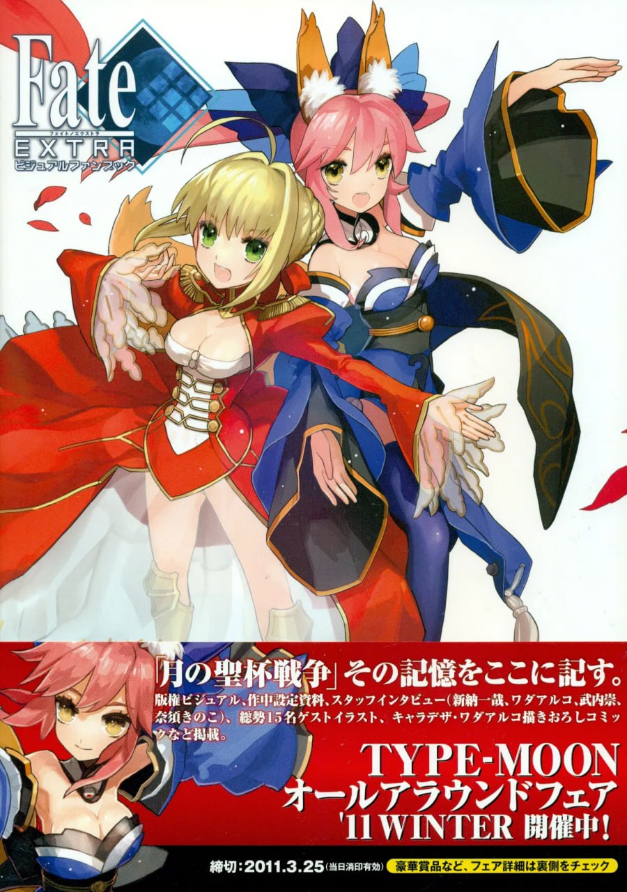 Portada ampliada de Fate/Extra Visual Fan Book