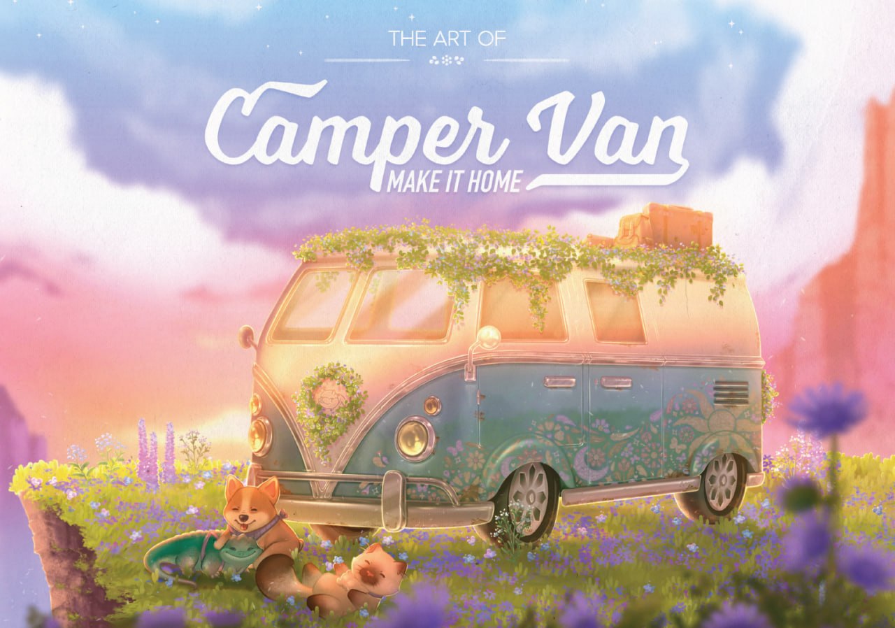 Portada ampliada de The Art of Camper Van Make it Home - Digital Artbook
