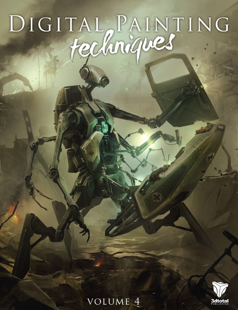 Portada ampliada de Digital Painting Techniques Vol 4