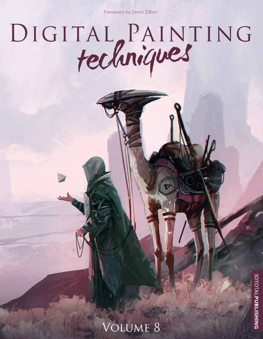 Portada ampliada de Digital Painting Techniques Vol 8
