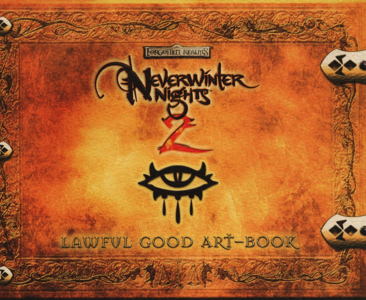 Portada ampliada de Neverwinter Nights 2 Lawful Good Art-Book