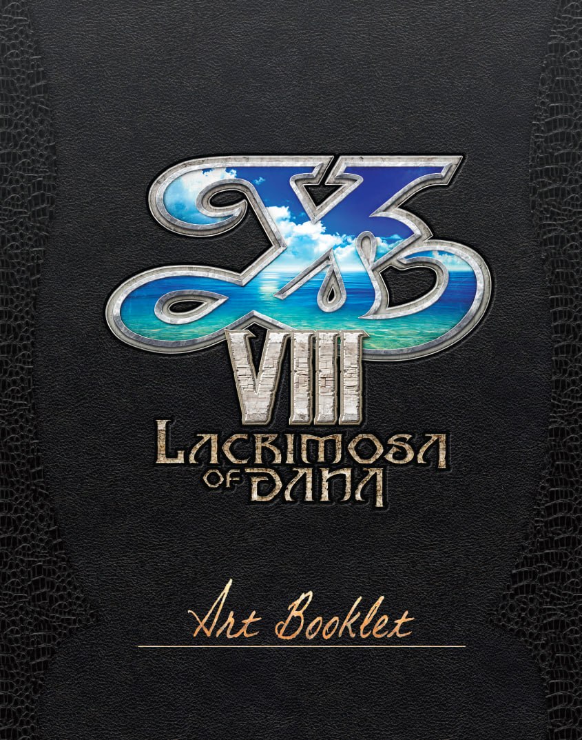 Portada ampliada de Ys VIII Lacrimosa of Dana Art Booklet