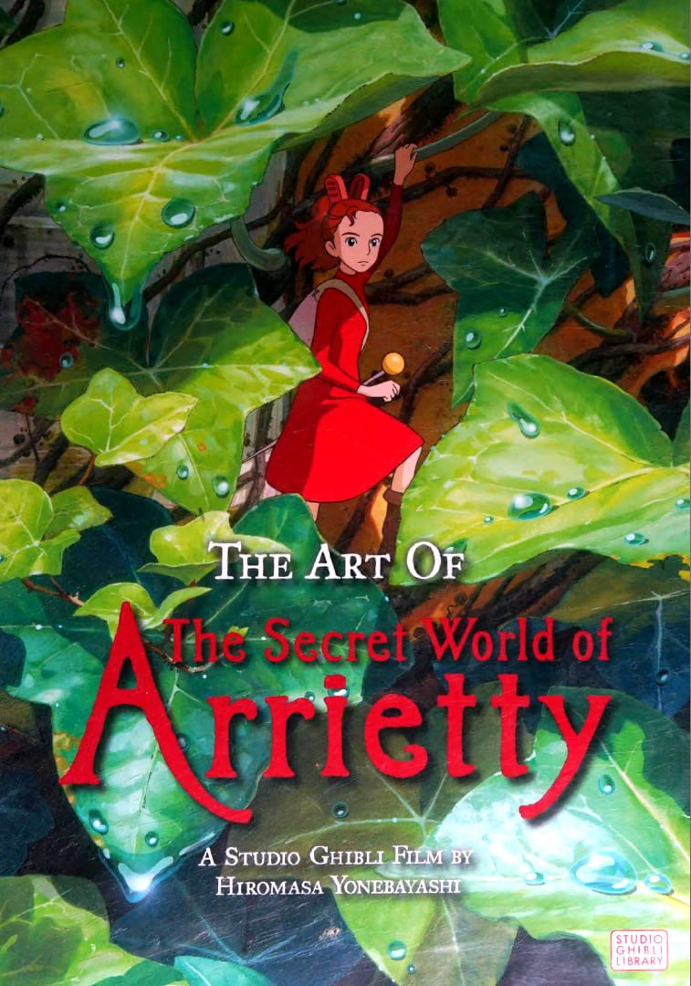Portada ampliada de The Art of the Secret World of Arrietty