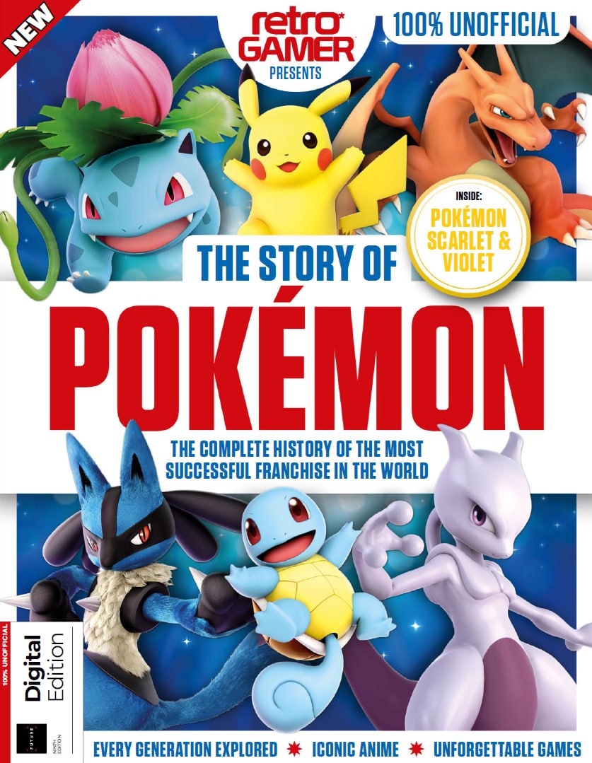 Portada ampliada de Retro Gamer Presents - The Story of Pokemon - 9th Edition