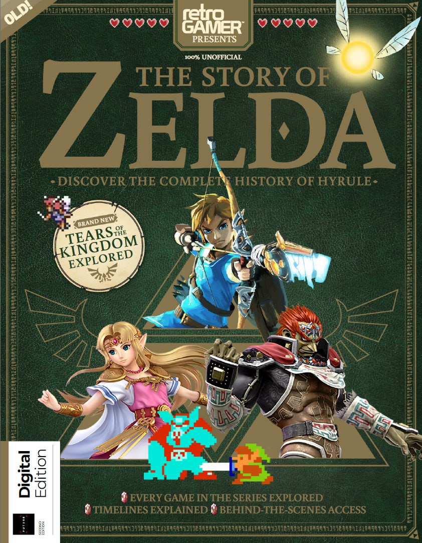 Portada ampliada de Retro Gamer Presents - The Story of Zelda