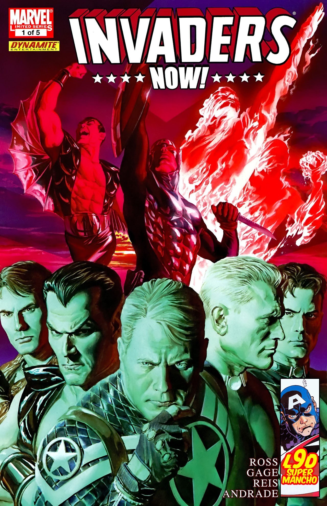 Portada ampliada de INVADERS NOW!