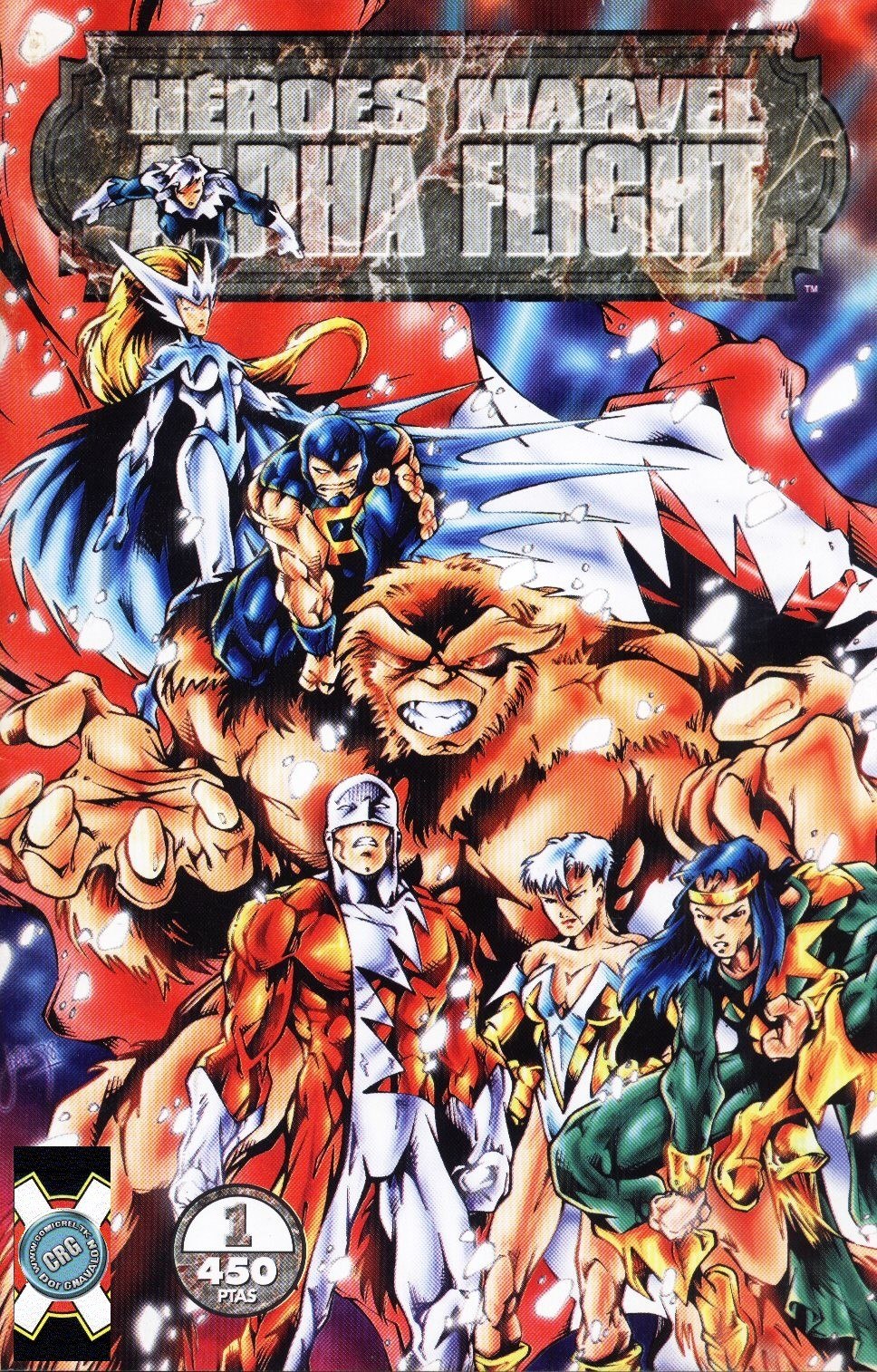 Portada ampliada de HEROES MARVEL ALPHA FLIGHT