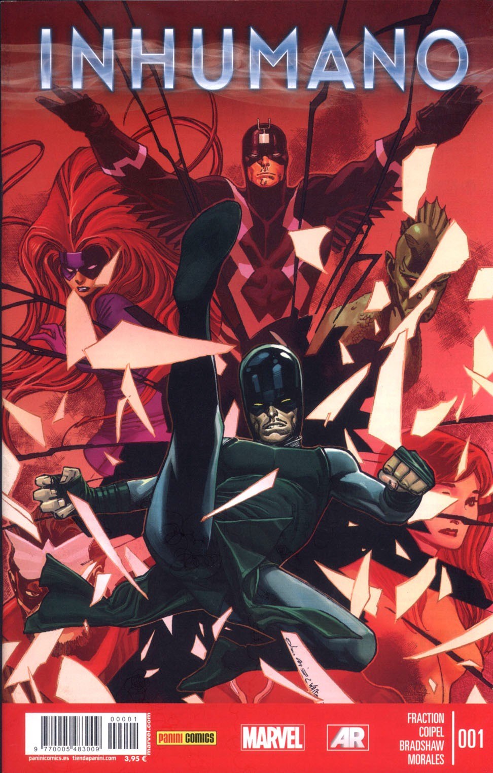 Portada ampliada de INHUMANO
