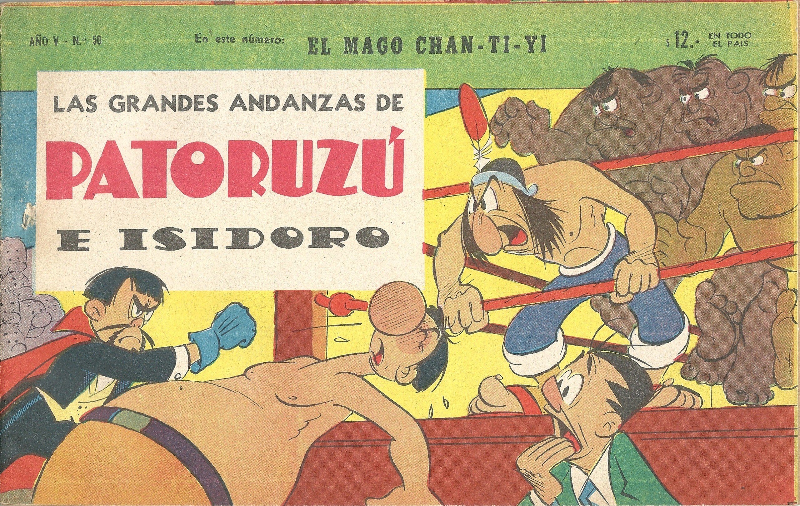 Portada ampliada de LAS GRANDES ANDANZAS DE PATORUZÚ E ISIDORO