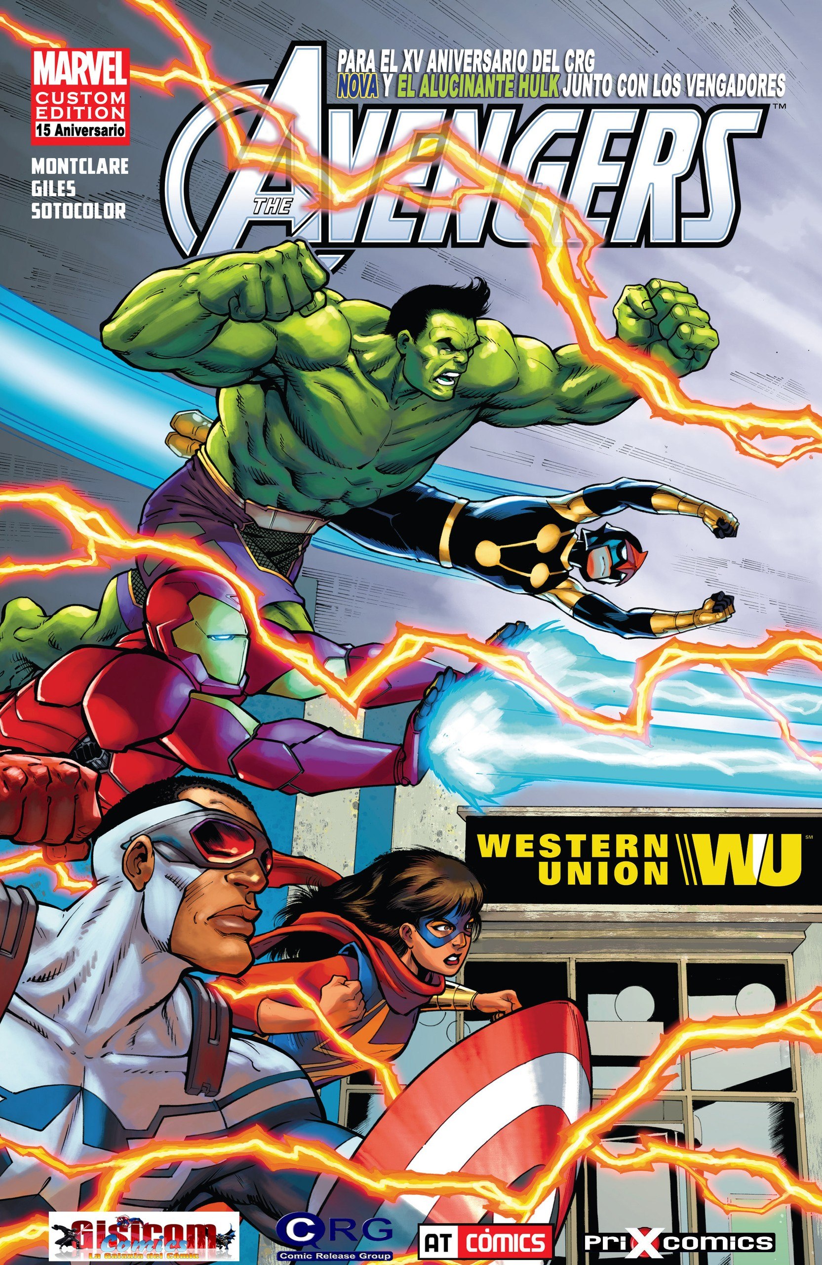 Portada ampliada de AVENGERS