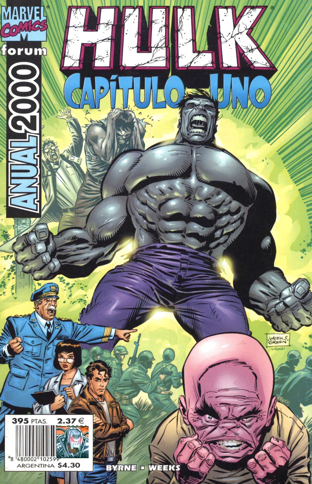 Portada ampliada de HULK CAPÍTULO UNO