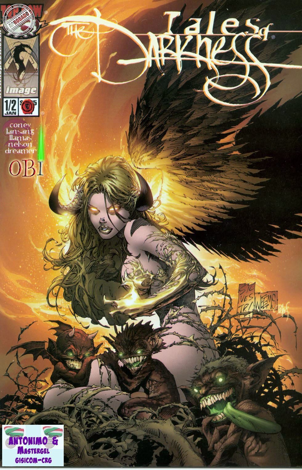 Portada ampliada de Tales of the Darkness