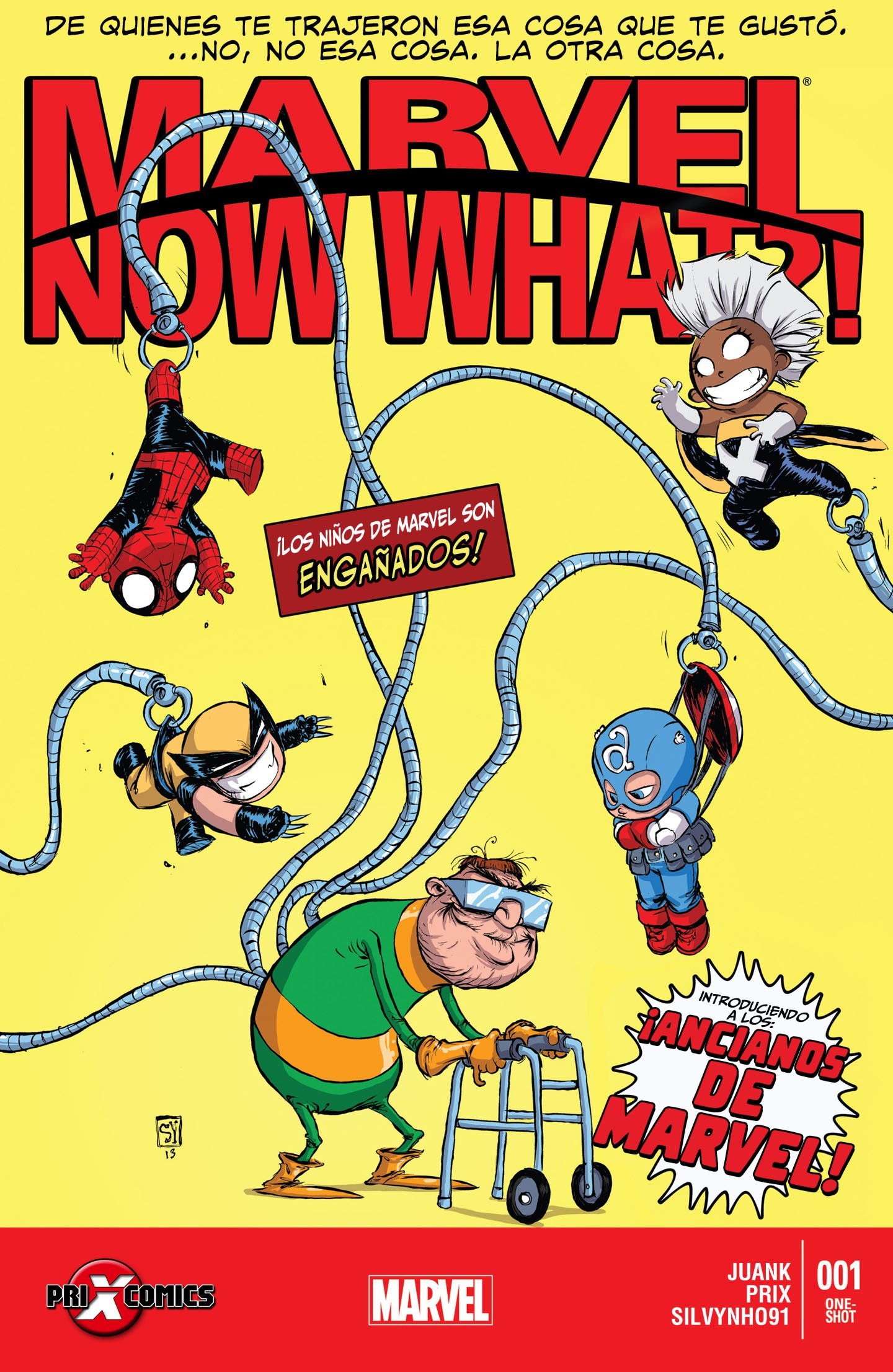 Portada ampliada de MARVEL NOW WHAT!