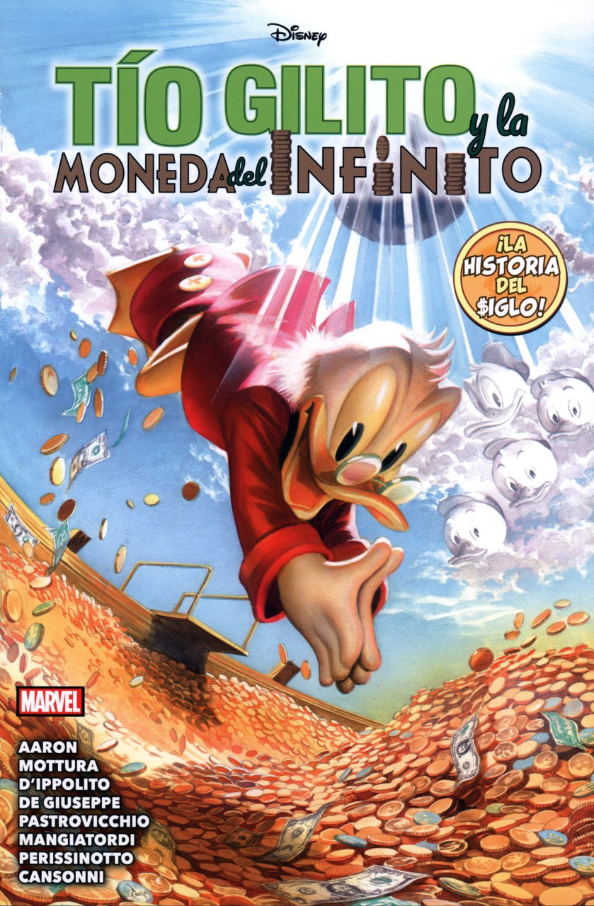Portada ampliada de Tío Gilito, la moneda del infinito