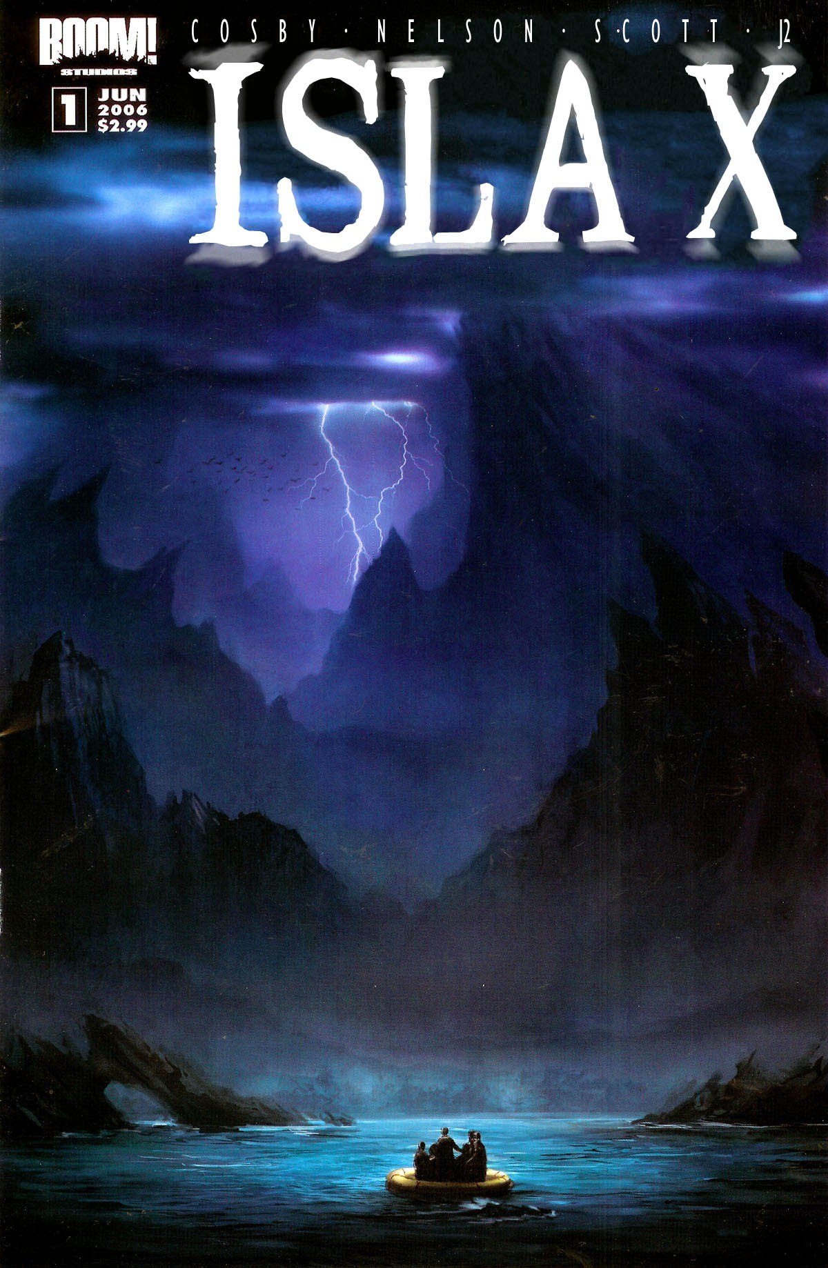 Portada ampliada de Isla X (Boom Comics) Completo 5 de 5 por JuanDos desde Gisicom para el CRG