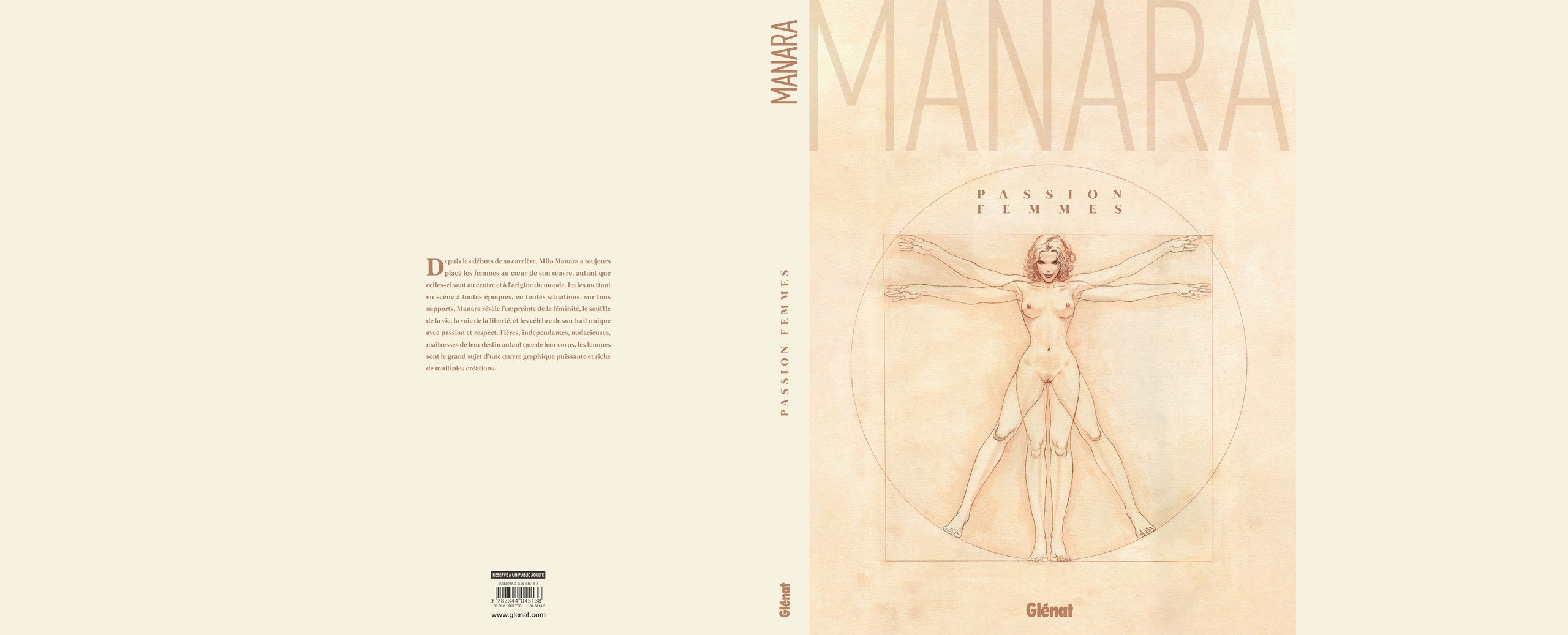 Portada ampliada de Passion femmes (Manara) (Digital-2776) (TONER)