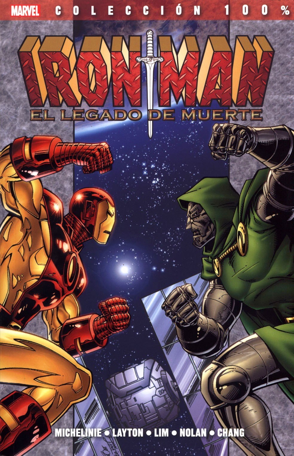 Portada ampliada de IRON MAN EL LEGADO DE MUERTE