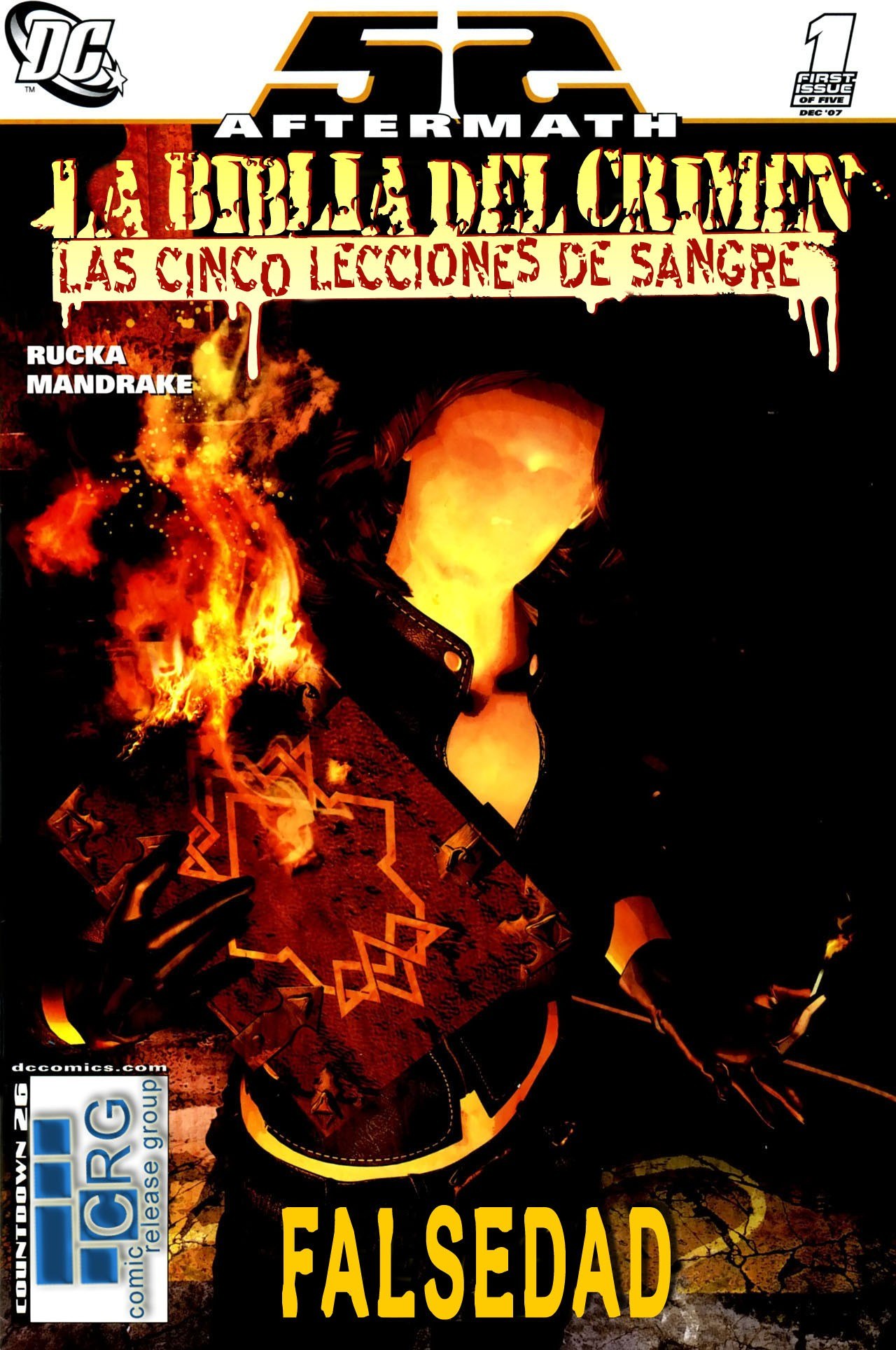 Portada ampliada de La Biblia del Crimen