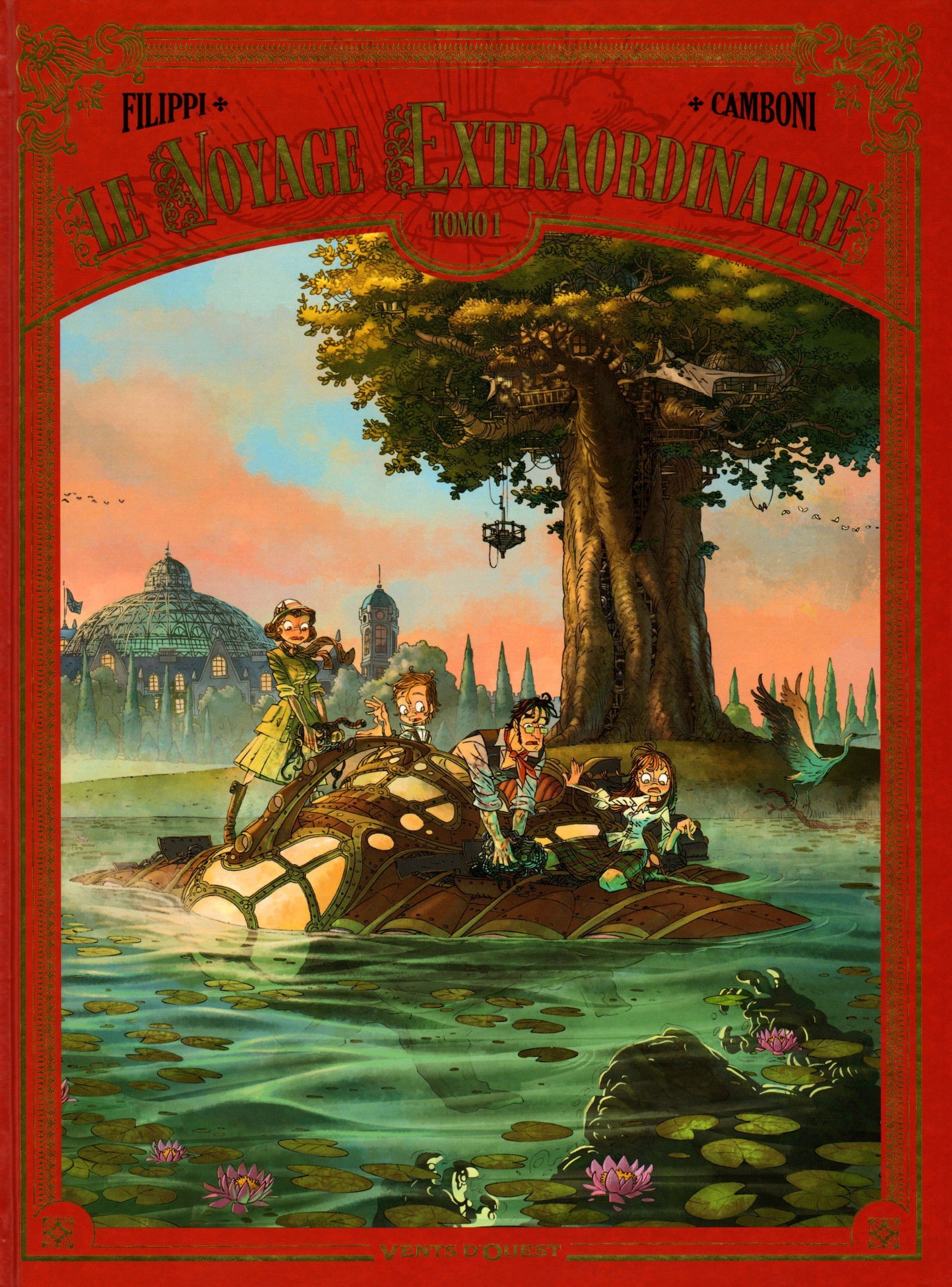 Portada ampliada de LE VOYAGE EXTRAORDINAIRE