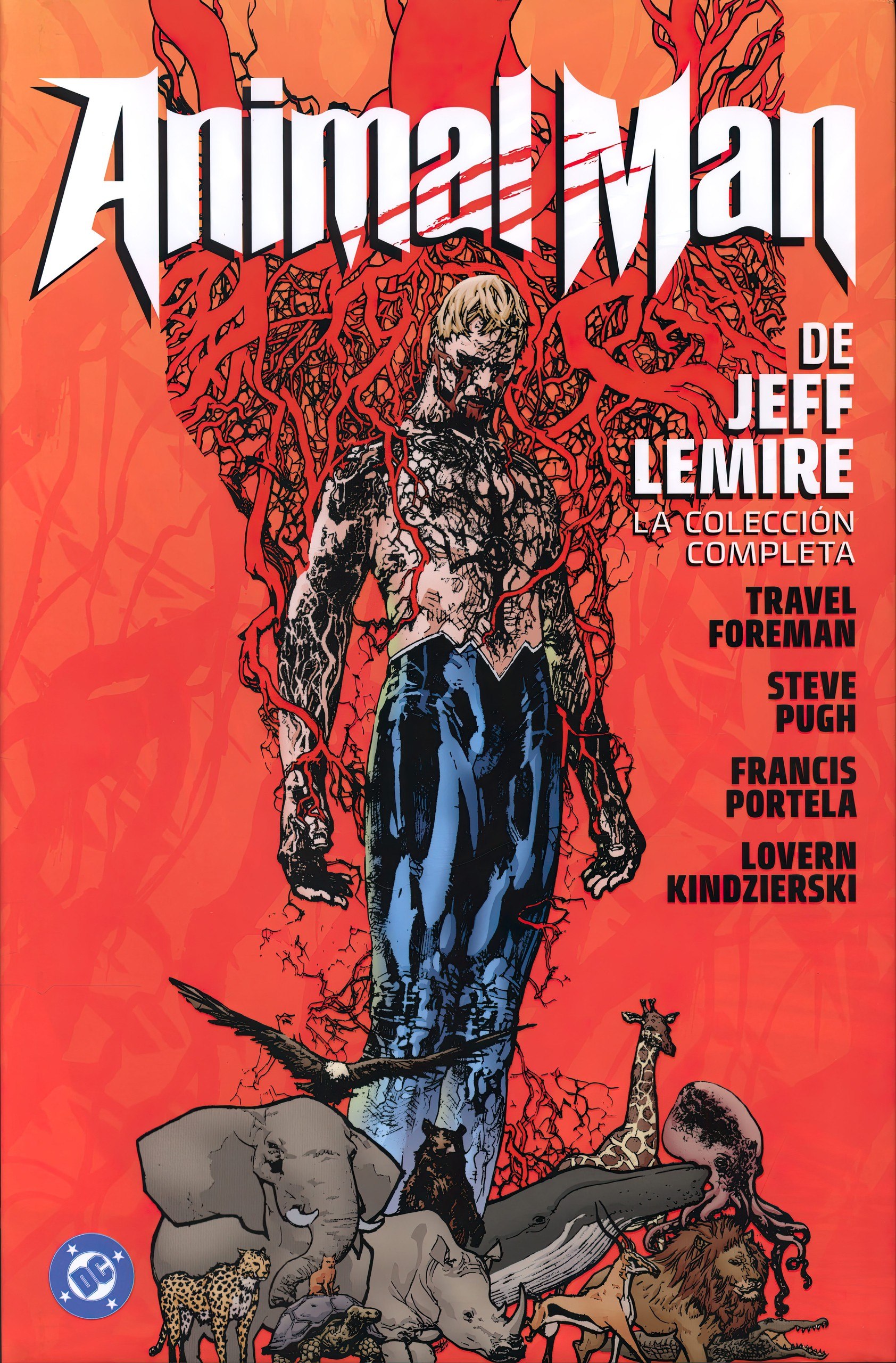 Portada ampliada de Animal Man