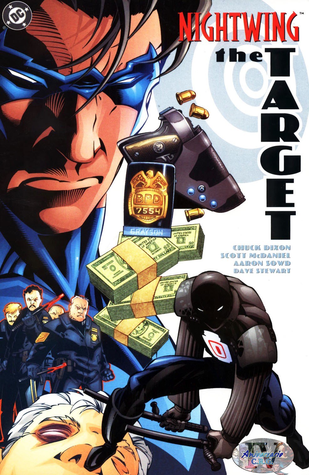 Portada ampliada de NIGHTWING the TARGET
