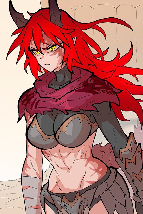 Portada ampliada de My Wife Is a Half-Dragon