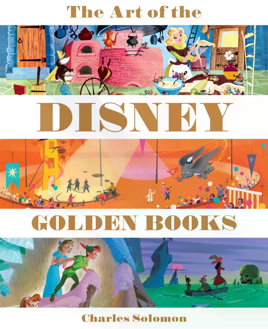 Portada ampliada de The Art of the Disney Golden Books