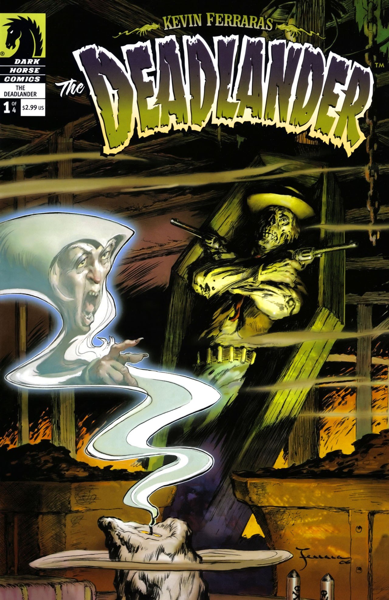 Portada ampliada de The DEADLANDER