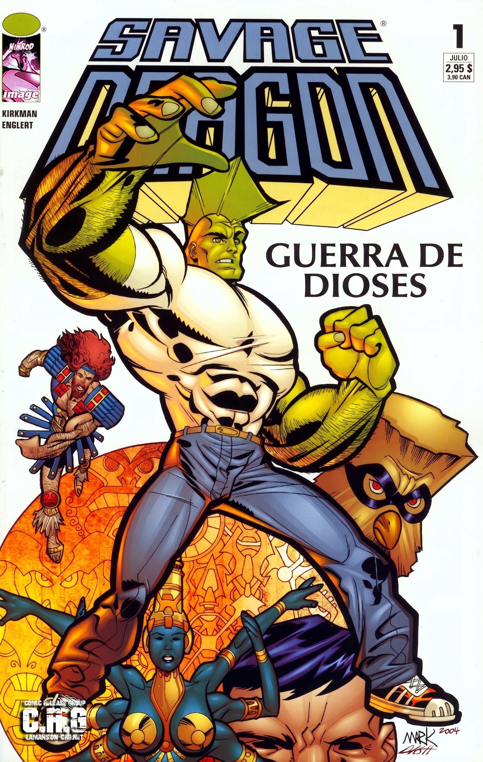 Portada ampliada de SAVAGE DRAGON