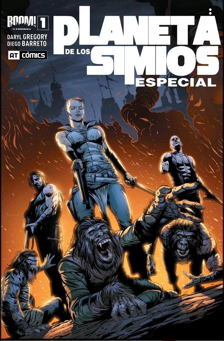 Portada ampliada de PLANETA DE LOS SIMIOS ESPECIAL